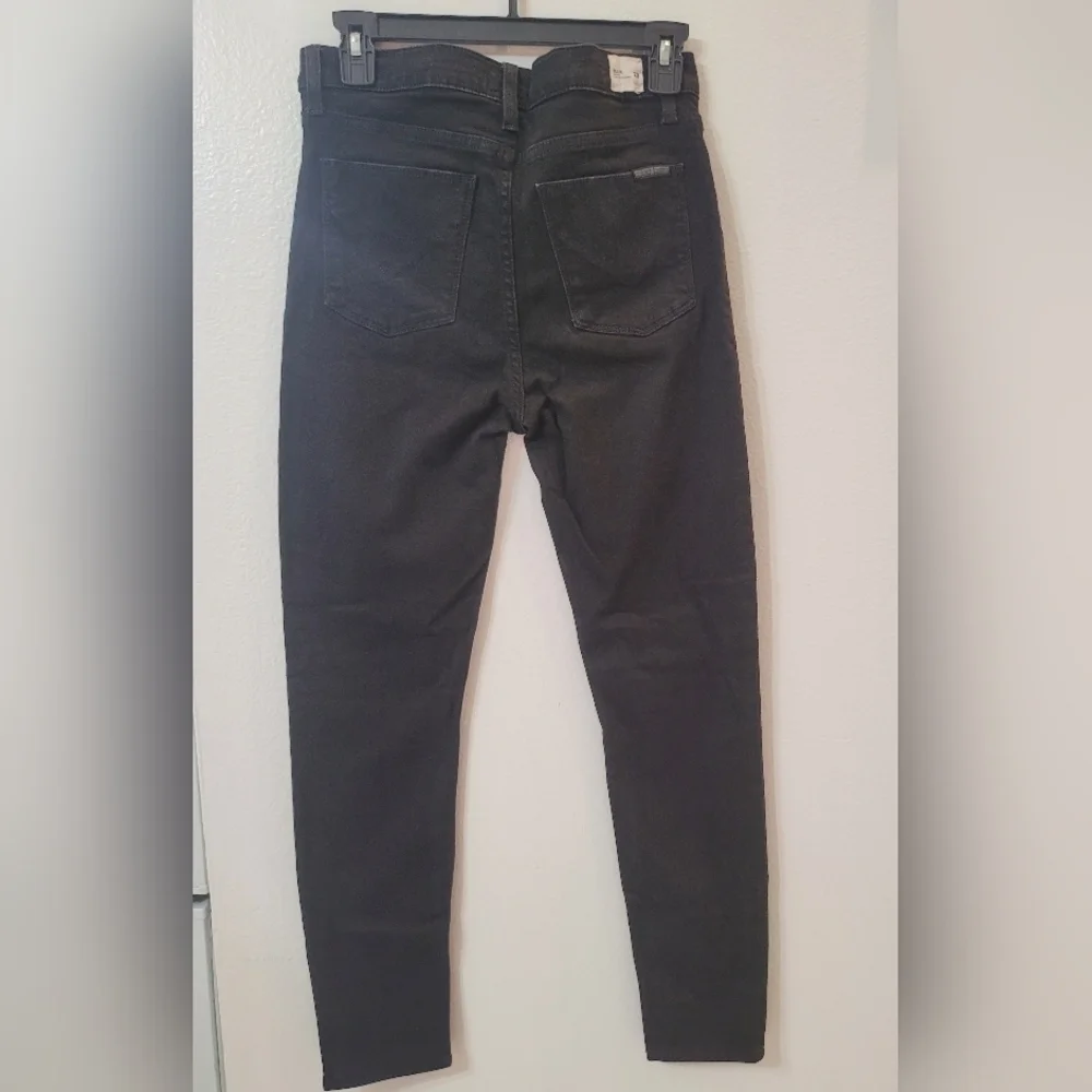 HUDSON Elegant Black High Rise Super Skinny Ankle Jeans for Women size 28